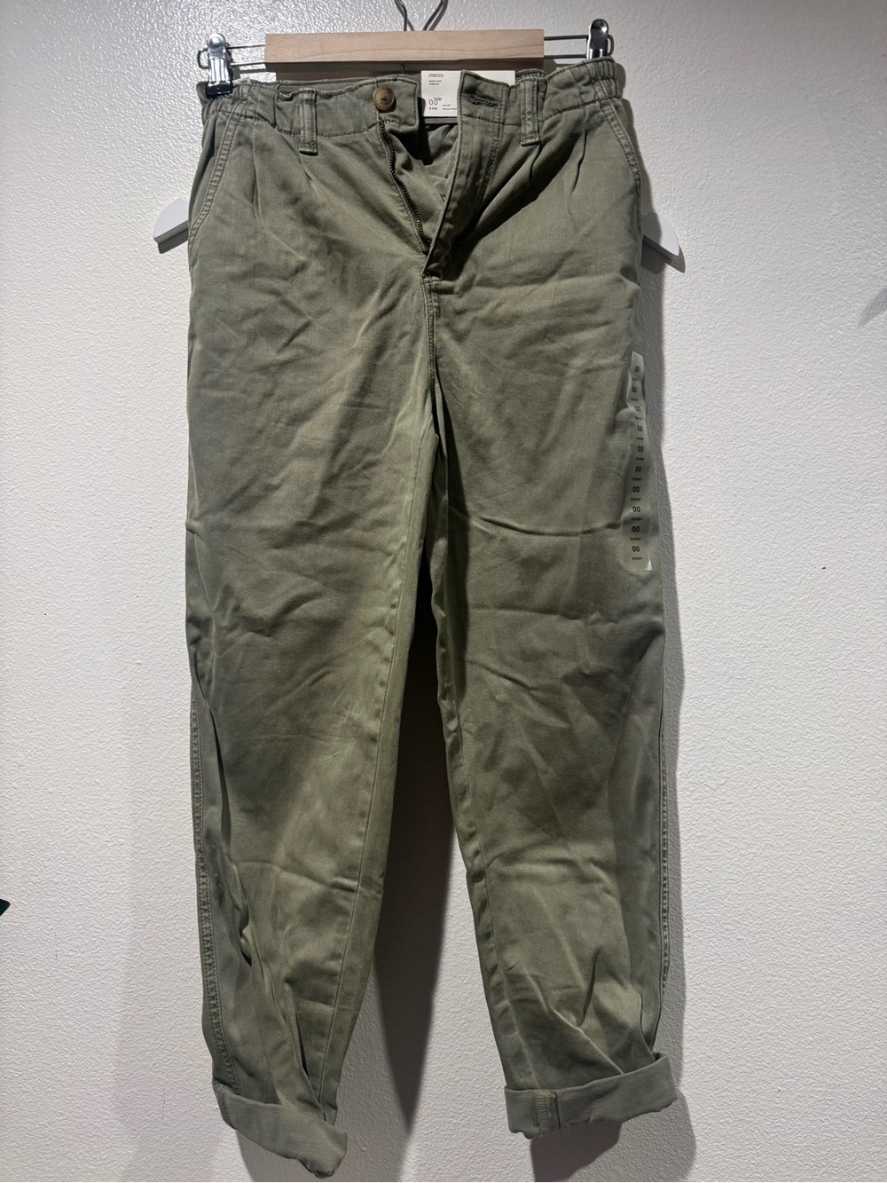 American Eagle Olive Green Casual Chino Pants